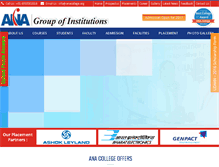 Tablet Screenshot of anacollege.org